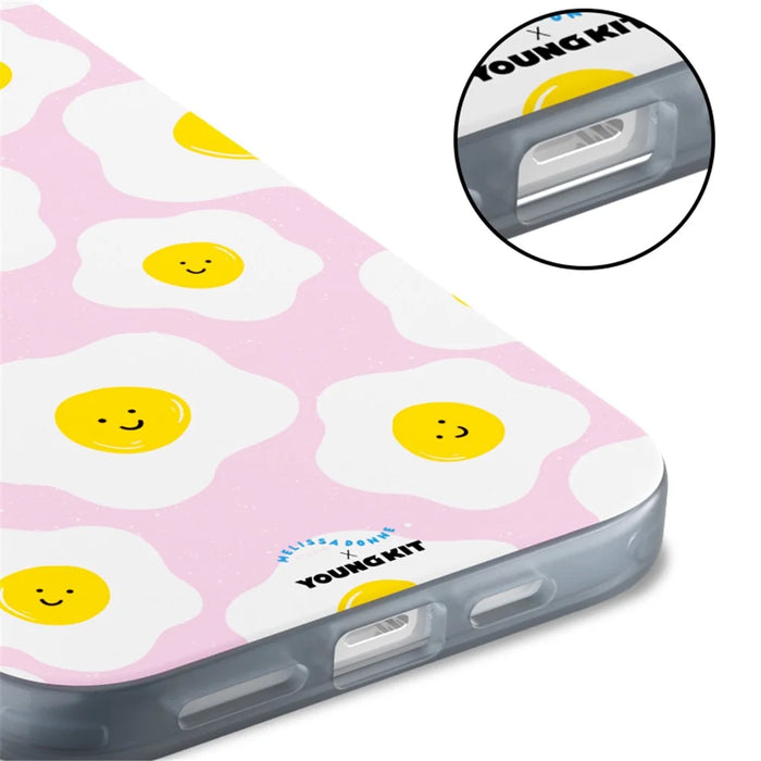 YOUNGKIT Mousse Series For iPhone 13 Pro Case IMD Pattern PC+TPU Magnetic Phone Cover - MUScx001-Flowers - 5