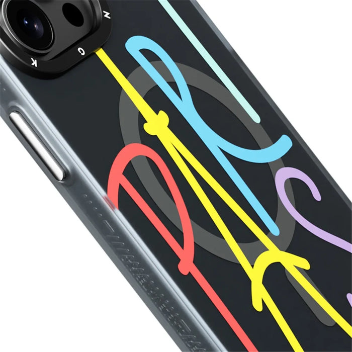 YOUNGKIT Paris Series For iPhone 15 Pro Max Compatible with MagSafe Case IMD Pattern PC+TPU Phone Cover - 4