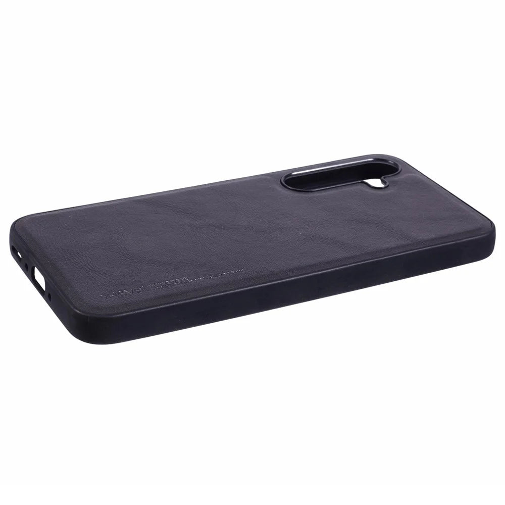 X-LEVEL Bojue-3 Series For Samsung Galaxy A54 5G Phone Case PU Leather Coating Cover - Black - 4