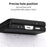 For Samsung Galaxy Z Flip4 5G Phone Case Folding Phone Cover Anti-drop PC Phone Case with Pen - Black - 4