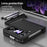 For Samsung Galaxy Z Flip4 5G Phone Case Folding Phone Cover Anti-drop PC Phone Case with Pen - Black - 7