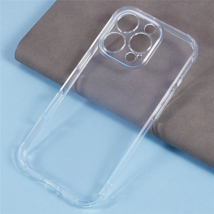 Phone Case for iPhone 16 Pro Max Clear TPU Cell Phone Cover (Precise Rear Lens Cutout) - 4