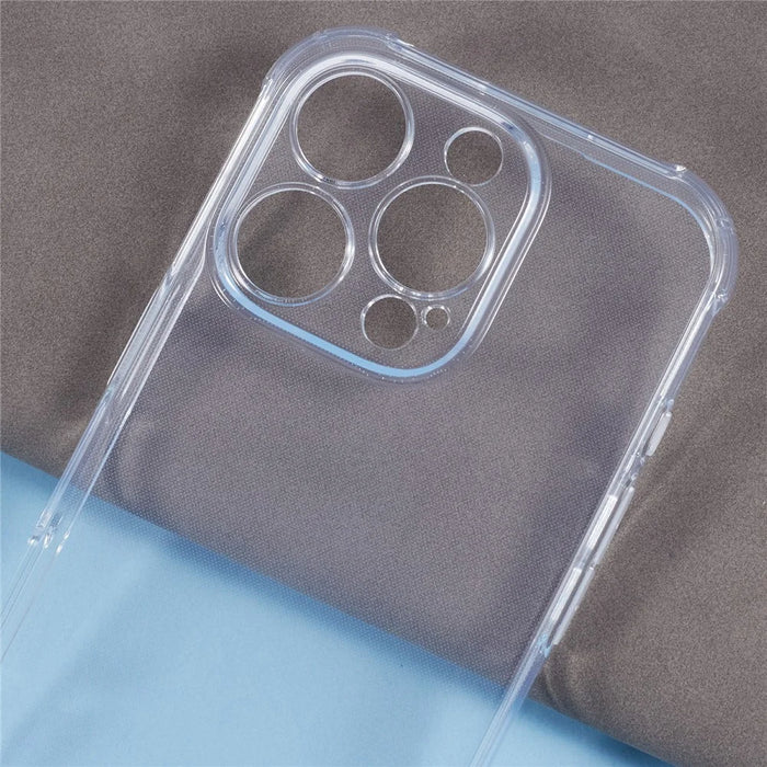 Phone Case for iPhone 16 Pro Max Clear TPU Cell Phone Cover (Precise Rear Lens Cutout) - 6