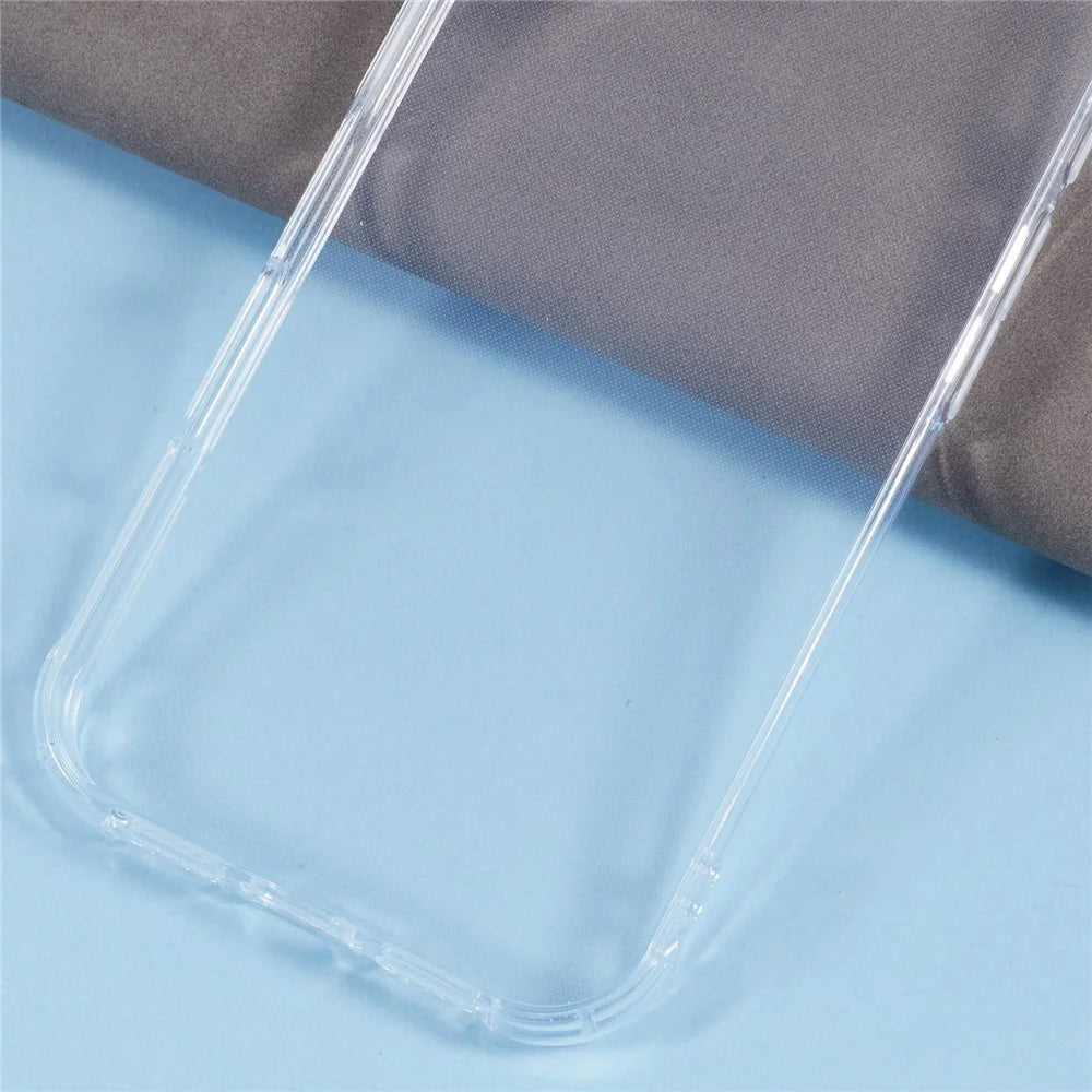 For iPhone 16 Plus Case Clear Shockproof Soft TPU Phone Cover (Precise Rear Lens Cutout) - 5