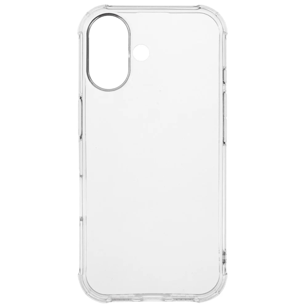 For iPhone 16 Plus Clear TPU Mobile Phone Cover Phone Cases (Big Rear Lens Cutout) - 2