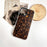 For iPhone 15 Phone Case Colorful Pattern Shockproof Hard Acrylic Cover - Coffee Bean - 2