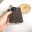 For iPhone 15 Phone Case Colorful Pattern Shockproof Hard Acrylic Cover - Coffee Bean - 4