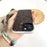 For iPhone 15 Phone Case Colorful Pattern Shockproof Hard Acrylic Cover - Coffee Bean - 5