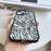 For iPhone 15 Plus Shockproof Acrylic Cover Cell Phone Case with Pattern Design - Zebra Print - 3