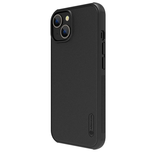NILLKIN Frosted Shield Pro for iPhone 14 / iPhone 13 Hard PC Soft TPU Matte Phone Cover Magnetic Absorption Case - Black - 2