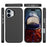 For iPhone 16 Case Anti-Drop TPU+PC Four Corner Phone Cover - Black - 4