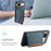 DENIOR D13 For Google Pixel 8a Case 2 in 1 Detachable Leather Phone Back Cover - Blue - 6