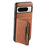 DENIOR D13 For Google Pixel 8 Pro Case Detachable 2-in-1 Leather Back Phone Cover - Brown - 2