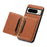 DENIOR D13 For Google Pixel 8 Pro Case Detachable 2-in-1 Leather Back Phone Cover - Brown - 4
