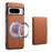 DENIOR D13 For Google Pixel 8 Pro Case Detachable 2-in-1 Leather Back Phone Cover - Brown - 5