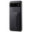 DENIOR D13 For Google Pixel 6a Kickstand Case PU+PC+TPU Phone Cover Detachable Card Bag - Black - 1