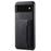 DENIOR D13 For Google Pixel 6 Case Leather+PC+TPU Phone Cover Detachable Card Bag Kickstand - Black - 1