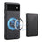 DENIOR D13 For Google Pixel 6 Case Leather+PC+TPU Phone Cover Detachable Card Bag Kickstand - Black - 5