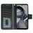 For HMD Pulse /  Pulse+ Case Leather Flip Wallet Phone Cover Stand View - Black - 3