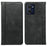 For HMD Pulse / Pulse+ Case Calf Texture Card Slots PU Leather Phone Cover - Black - 1