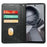 For HMD Pulse / Pulse+ Case Calf Texture Card Slots PU Leather Phone Cover - Black - 2