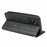 For HMD Pulse / Pulse+ Case Calf Texture Card Slots PU Leather Phone Cover - Black - 4