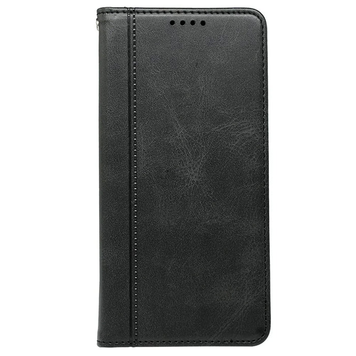 For HMD Pulse / Pulse+ Case Calf Texture Card Slots PU Leather Phone Cover - Black - 5