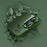 Shockproof Case for iPhone 14 Anti-Fall TPU+PC Cover Full Protection Slim Case with Metal Button / Lens Frame - Green - 4