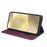For Samsung Galaxy A15 4G / 5G Case Wallet Leather Phone Cover Four-Leaf Clover Pattern - Dark Purple - 3