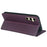 For Samsung Galaxy A15 4G / 5G Case Wallet Leather Phone Cover Four-Leaf Clover Pattern - Dark Purple - 4