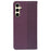 For Samsung Galaxy A15 4G / 5G Case Wallet Leather Phone Cover Four-Leaf Clover Pattern - Dark Purple - 6