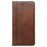 For Samsung Galaxy A35 5G Wallet Case Leather Phone Cover Calf Texture Strong Magnetic Closure - Brown - 5