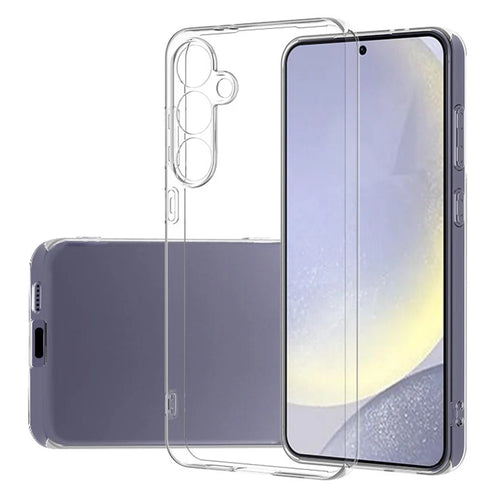 For Samsung Galaxy S24 FE Case Soft TPU Anti-Scratch Clear Back Cover - 1
