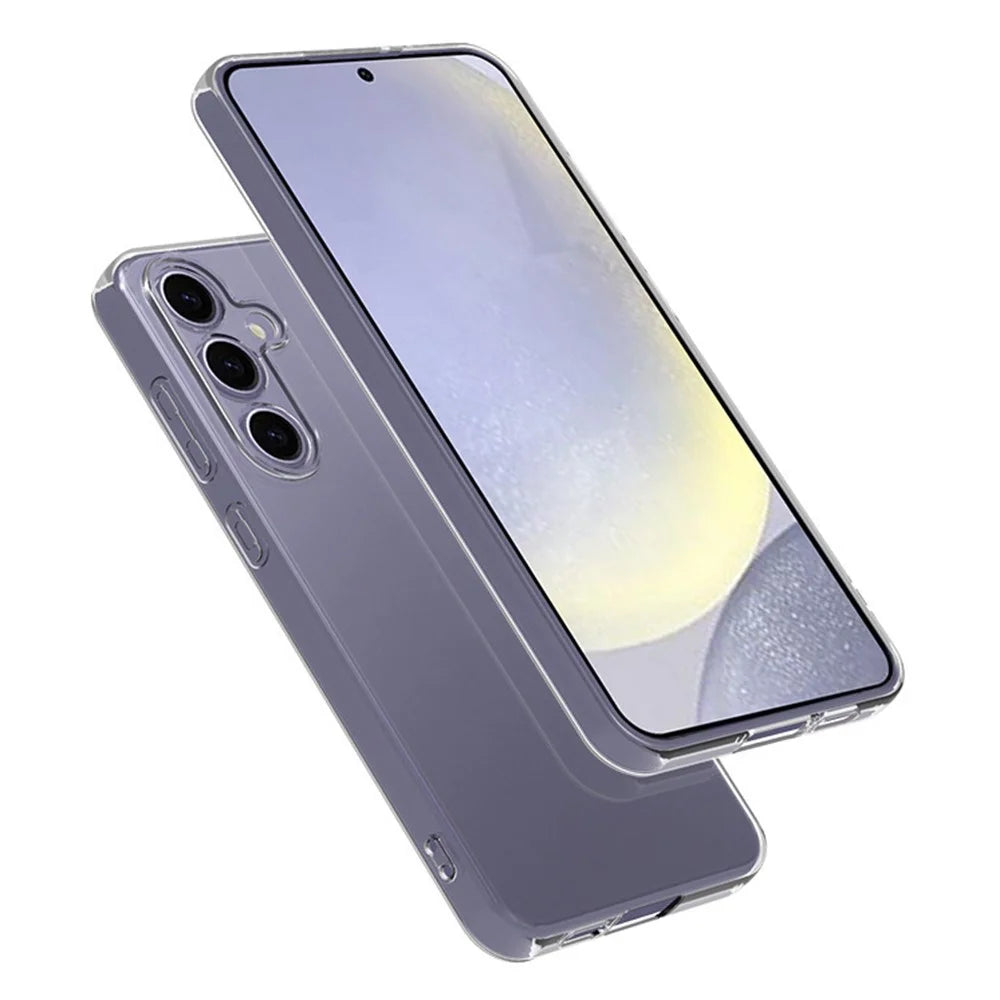 For Samsung Galaxy S24 FE Case Soft TPU Anti-Scratch Clear Back Cover - 3