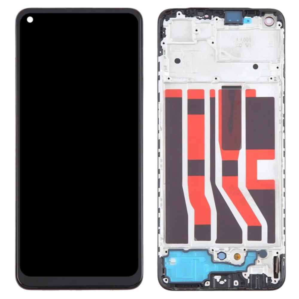 For Oppo Reno6 Lite Grade C LCD Screen and Digitizer Assembly + Frame Part (TFT Technology) (Without Logo) - 1