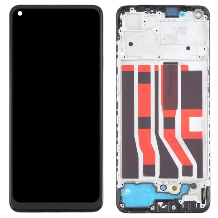 For Oppo Reno6 Lite Grade C OLED Screen and Digitizer Assembly + Frame Spare Part (Without Logo) - 1
