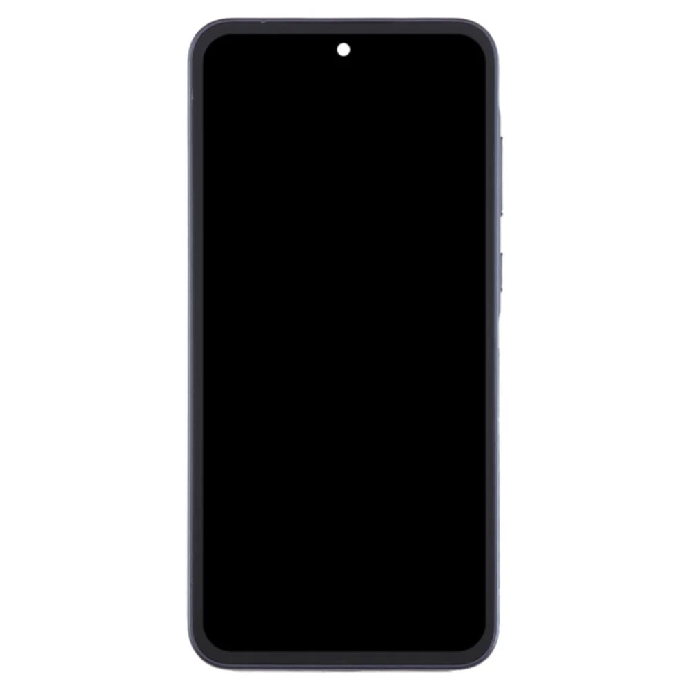 For Samsung Galaxy A35 5G A356B OEM Grade S AMOLED Screen and Digitizer Assembly + Frame (Without Logo) - Black - 2