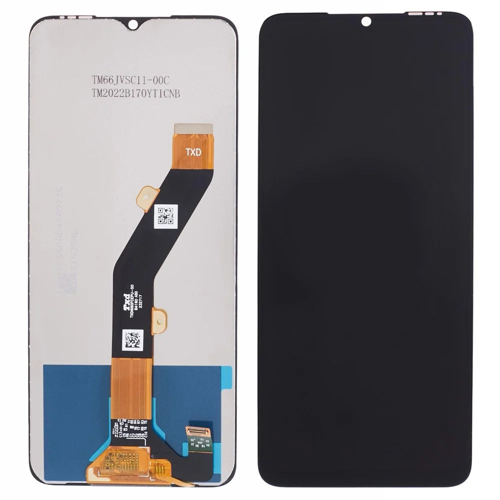 For itel A70 Grade C LCD Screen and Digitizer Assembly Part (Without Logo) - 1