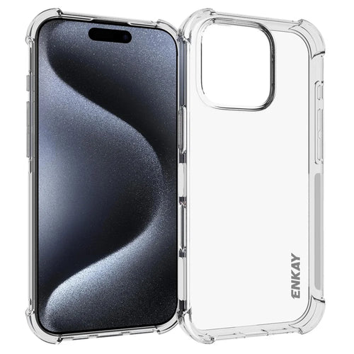 ENKAY HAT PRINCE For iPhone 16 Pro Case Non-Slip TPU Phone Cover Thickened Corners - 1