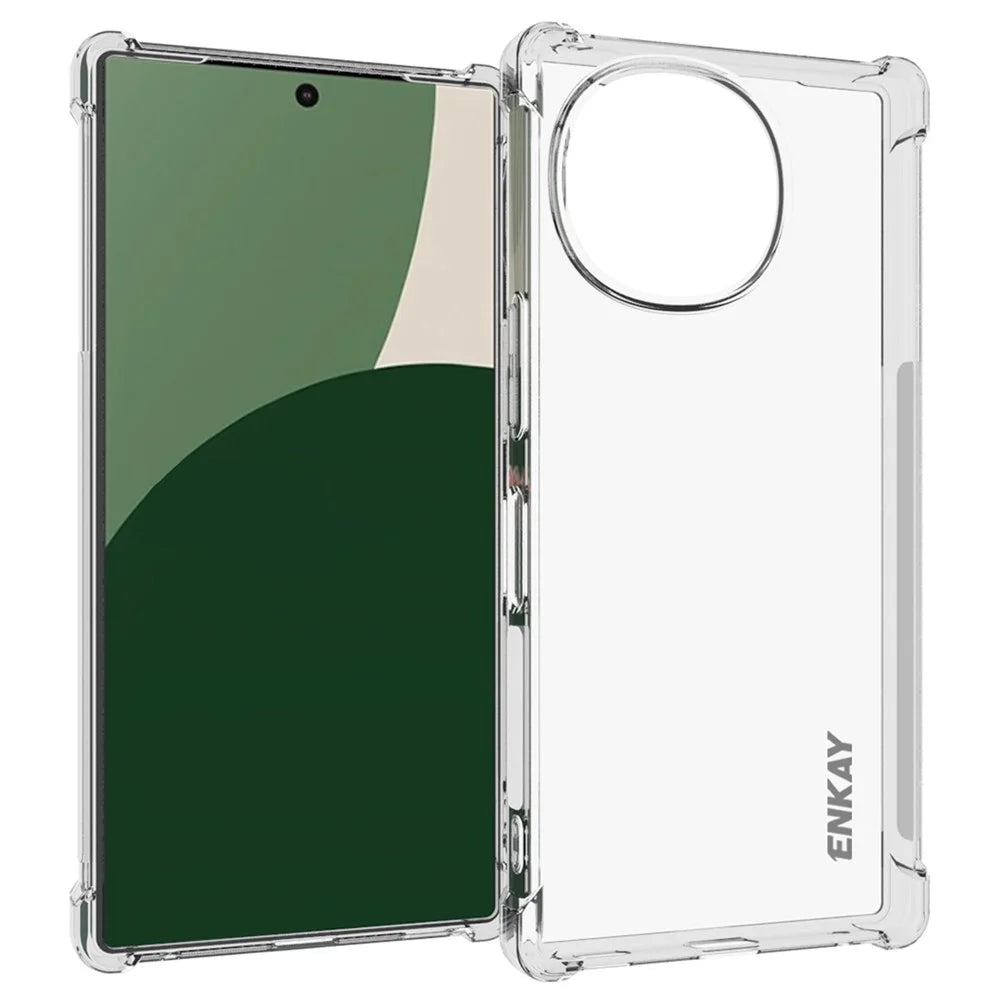 ENKAY HAT PRINCE For Sharp Aquos R9 TPU Case Corner Cushion Phone Cover Transparent - 1