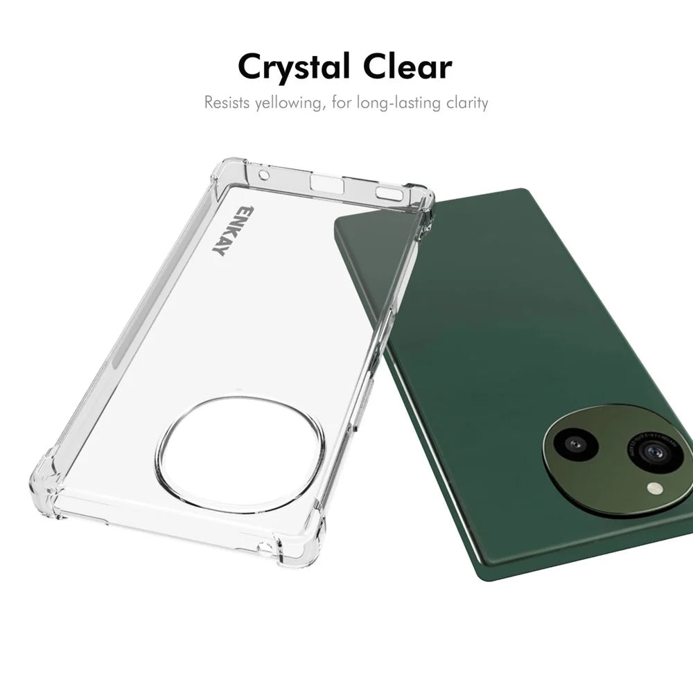 ENKAY HAT PRINCE For Sharp Aquos R9 TPU Case Corner Cushion Phone Cover Transparent - 5
