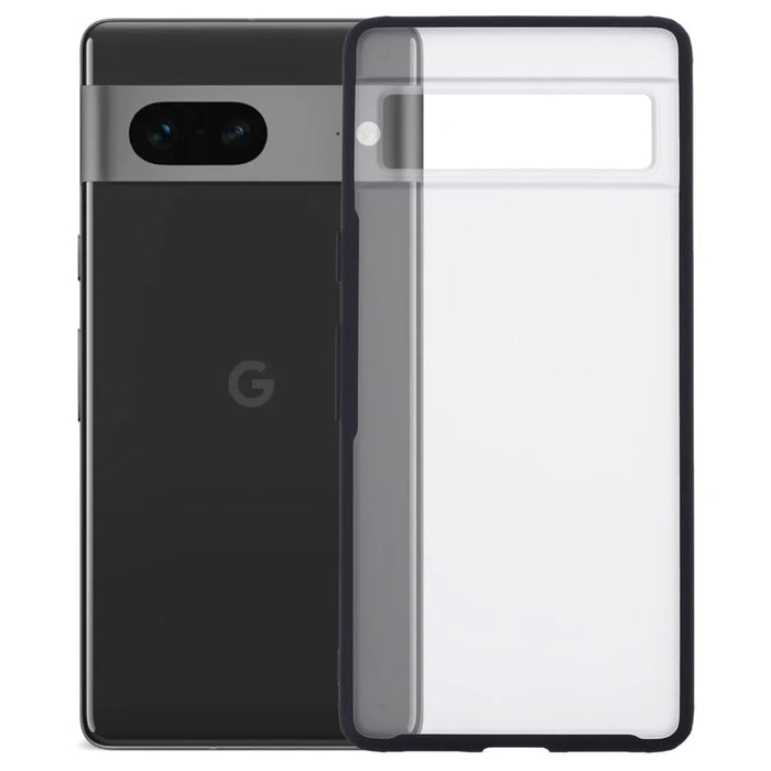 X-LEVEL For Google Pixel 7 5G Case PC+TPU Phone Cover Frosted Back - Black - 1
