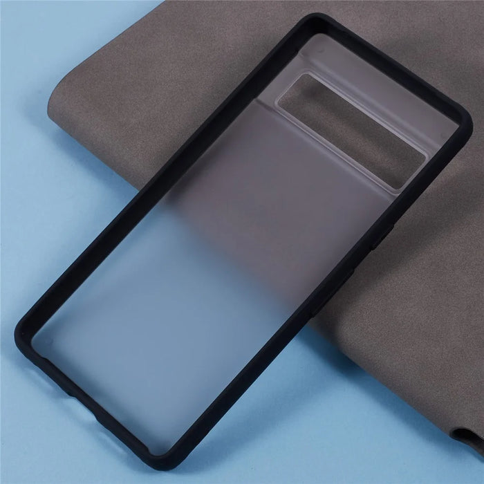 X-LEVEL For Google Pixel 7 5G Case PC+TPU Phone Cover Frosted Back - Black - 3