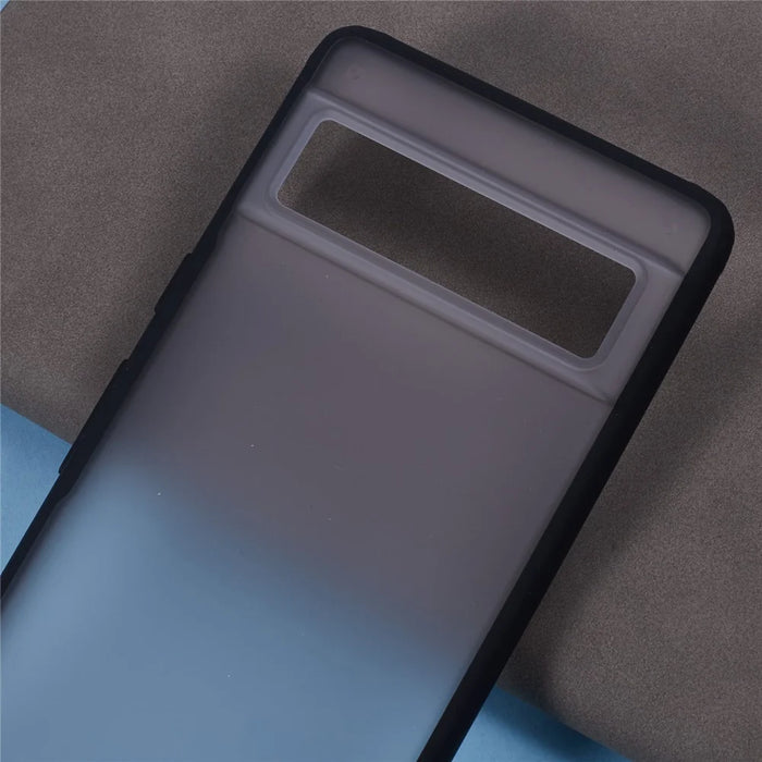 X-LEVEL For Google Pixel 7 5G Case PC+TPU Phone Cover Frosted Back - Black - 6