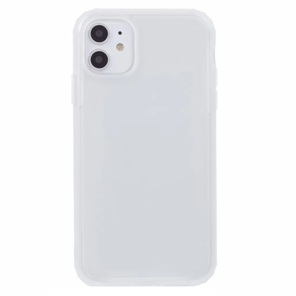 X-LEVEL For iPhone 11 Case Anti-Drop PC+TPU Matte Phone Cover - Transparent - 1