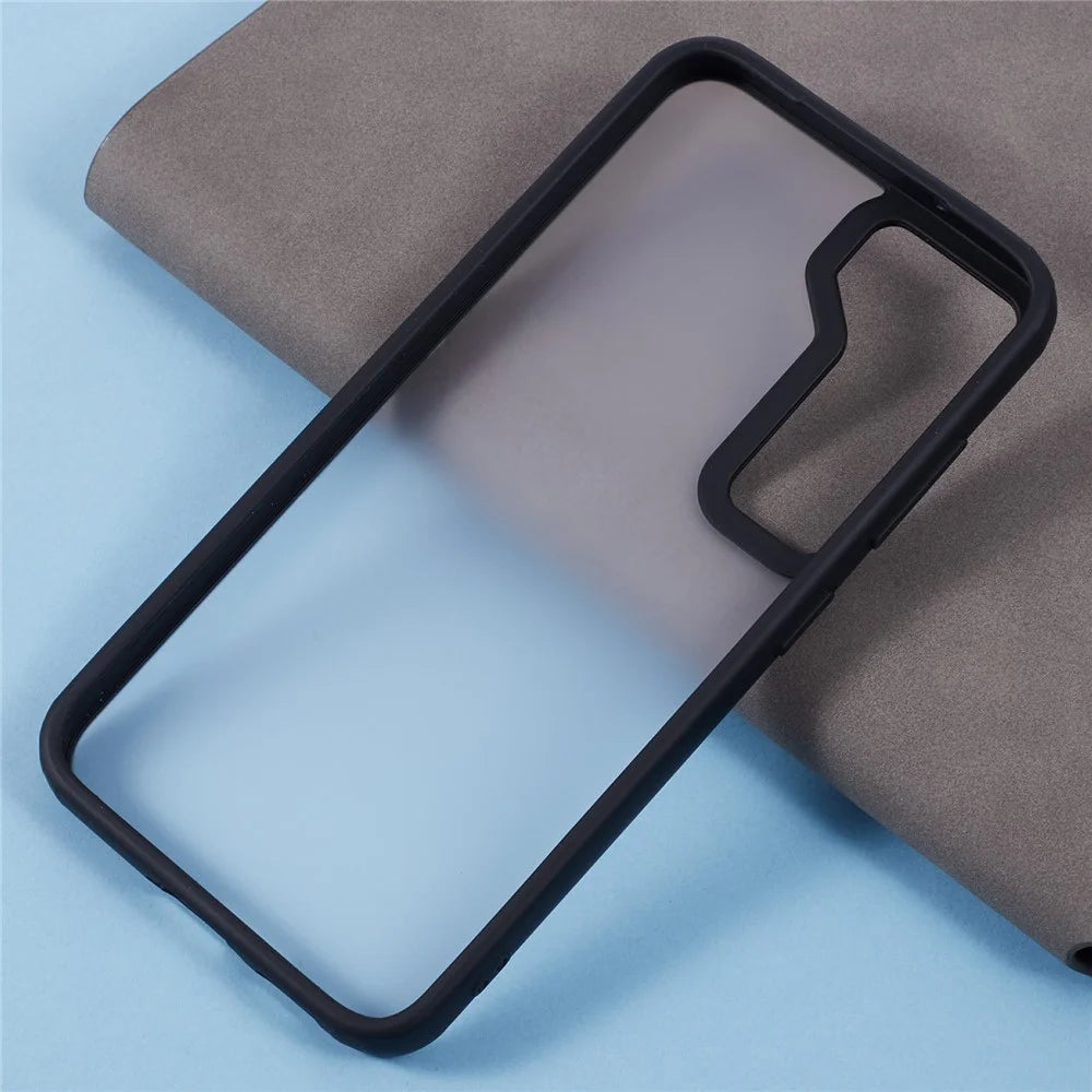 X-LEVEL For Samsung Galaxy S23 Case Matte PC+TPU Anti-Scratch Phone Cover - Black - 3