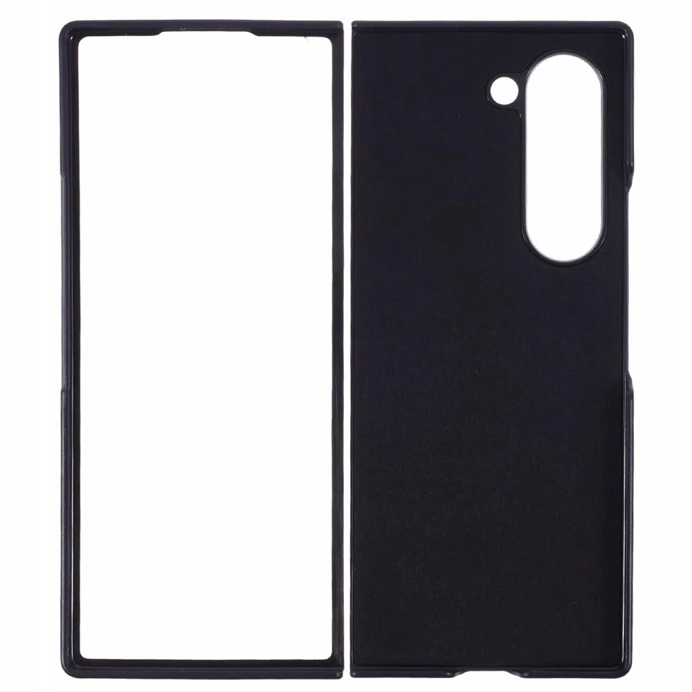 X-LEVEL For Samsung Galaxy Z Fold6 5G Magnetic Kickstand Phone Case PU Leather+PC Phone Cover - Black - 2