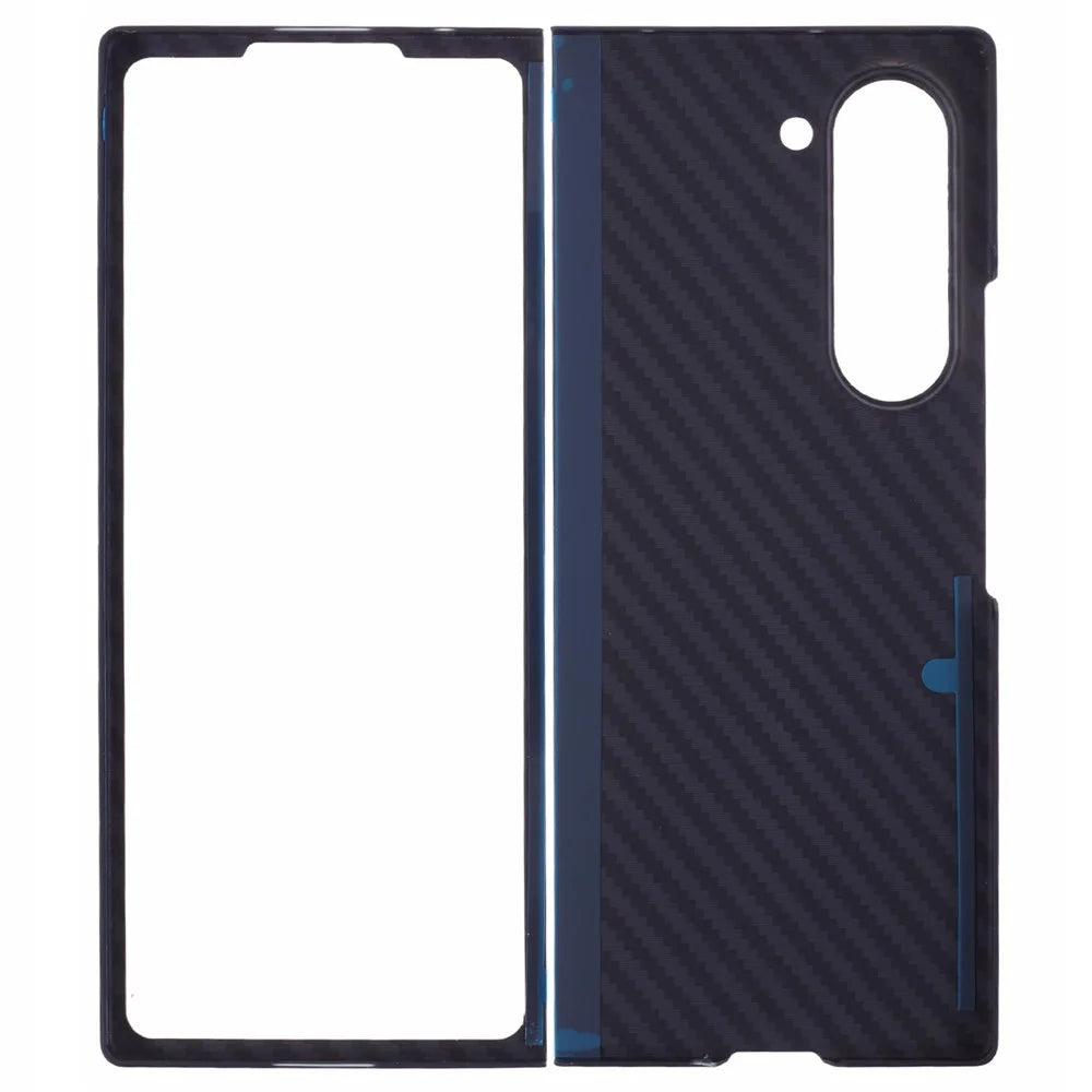X-LEVEL For Samsung Galaxy Z Fold6 5G Phone Case PC Mobile Phone Cover Carbon Fiber Texture Phone Shell - 2