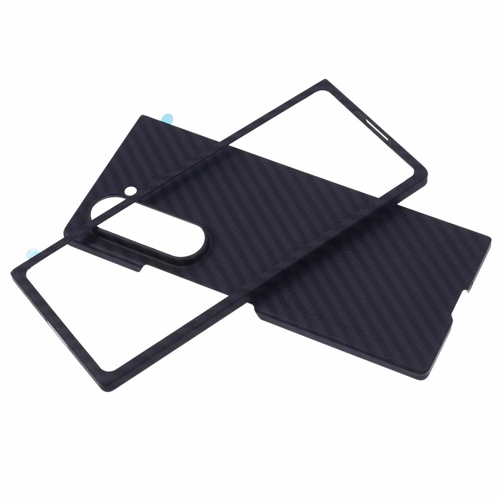 X-LEVEL For Samsung Galaxy Z Fold6 5G Phone Case PC Mobile Phone Cover Carbon Fiber Texture Phone Shell - 5