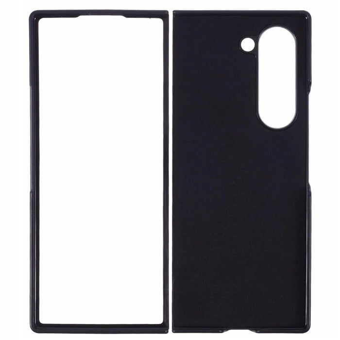 X-LEVEL For Samsung Galaxy Z Fold6 5G Carbon Fiber PU Leather Coated PC Cell Phone Case - Black - 2